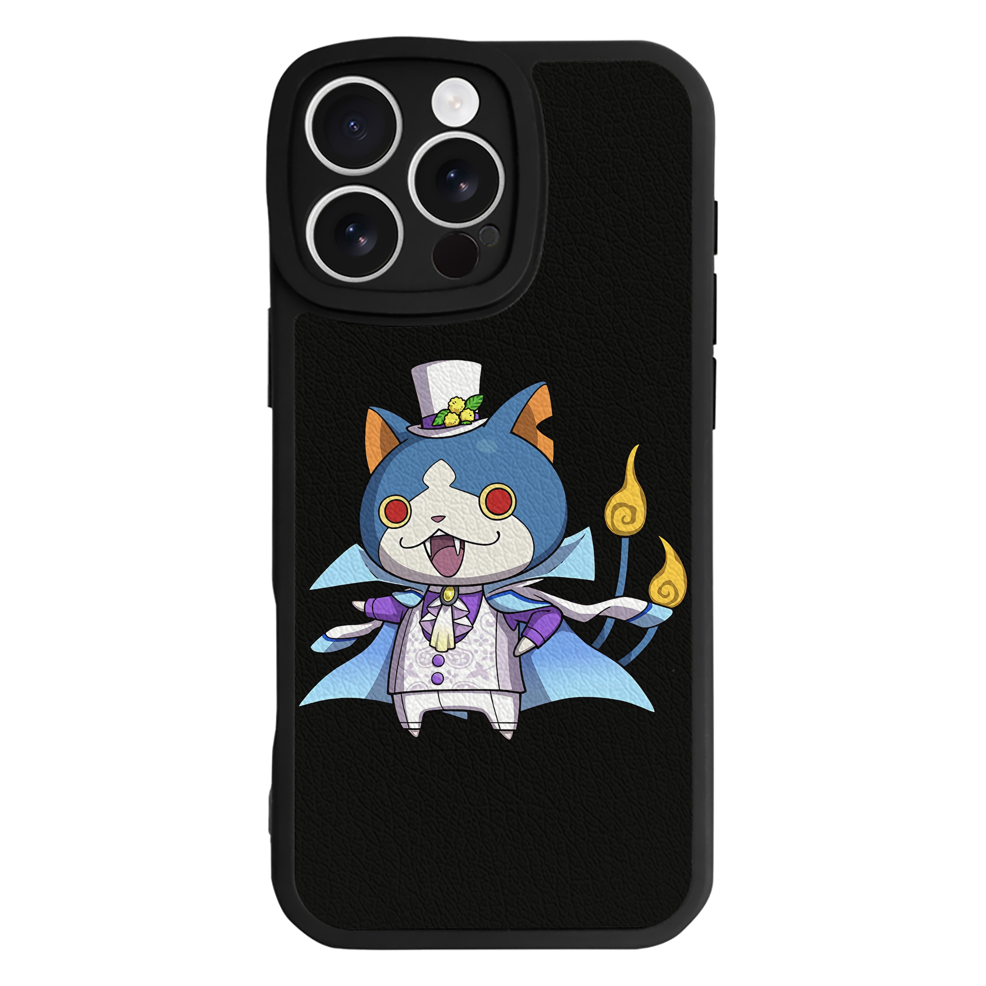 （画像用） 妖怪ウォッチ Yo-kai Watch 【iPhone 16シリーズ対応】シリコンスマホケース（レザー調） 材質：シリコン